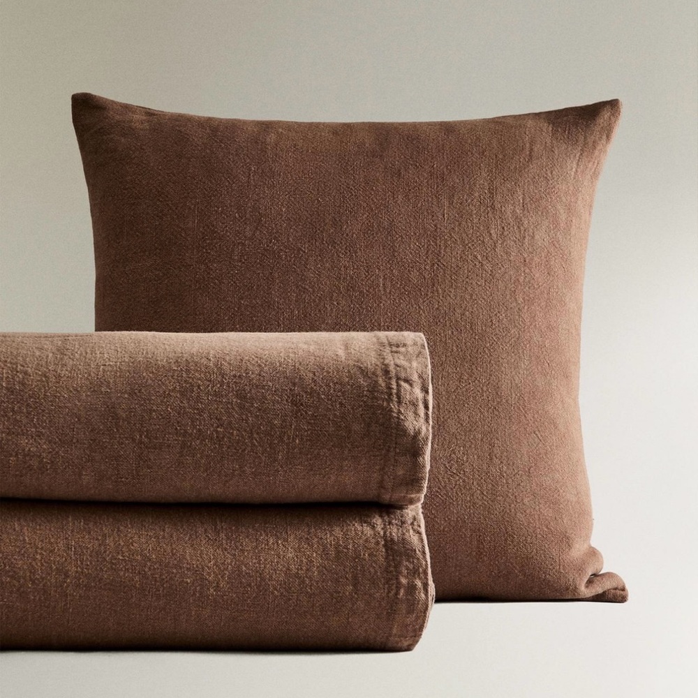 Zara Home Linen Bedspread